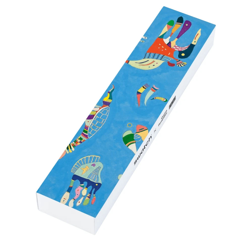 Reloj Swatch New Gent Kandinsky Blue Sky  SUOZ342 41mm