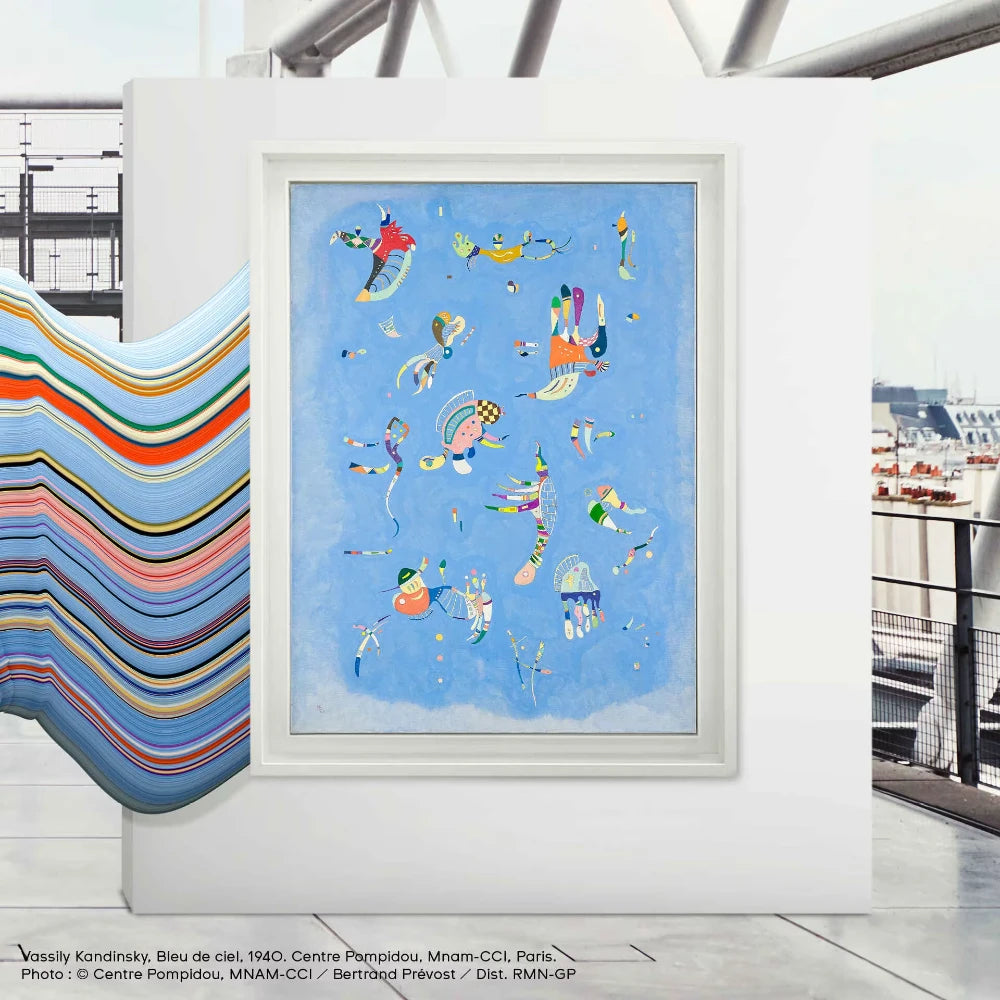Reloj Swatch New Gent Kandinsky Blue Sky  SUOZ342 41mm
