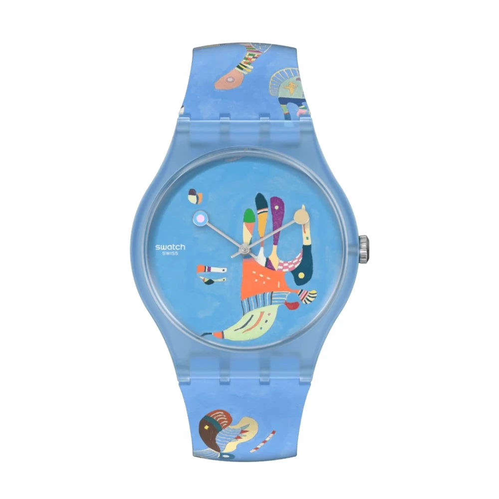 Reloj Swatch New Gent Kandinsky Blue Sky  SUOZ342 41mm