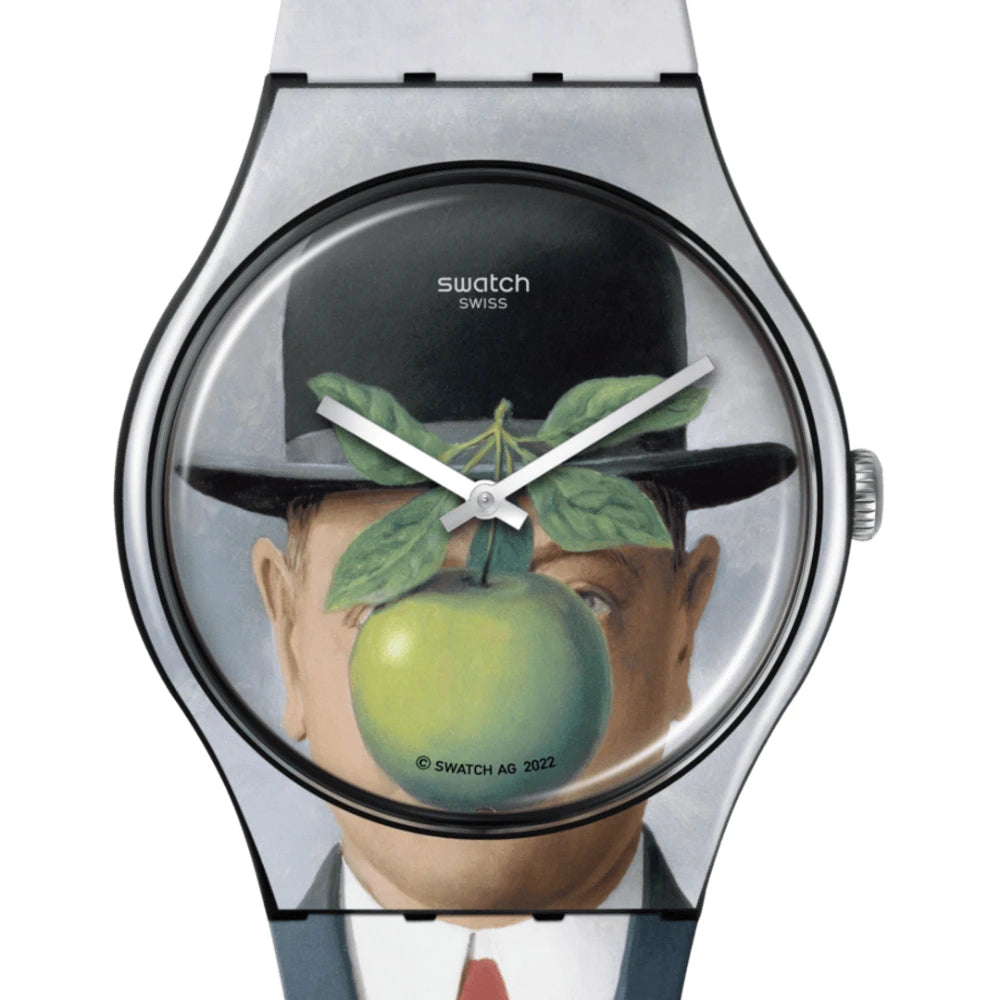 Reloj Swatch La Fils De L'Homme SUOZ350 Rene Magritte 41mm