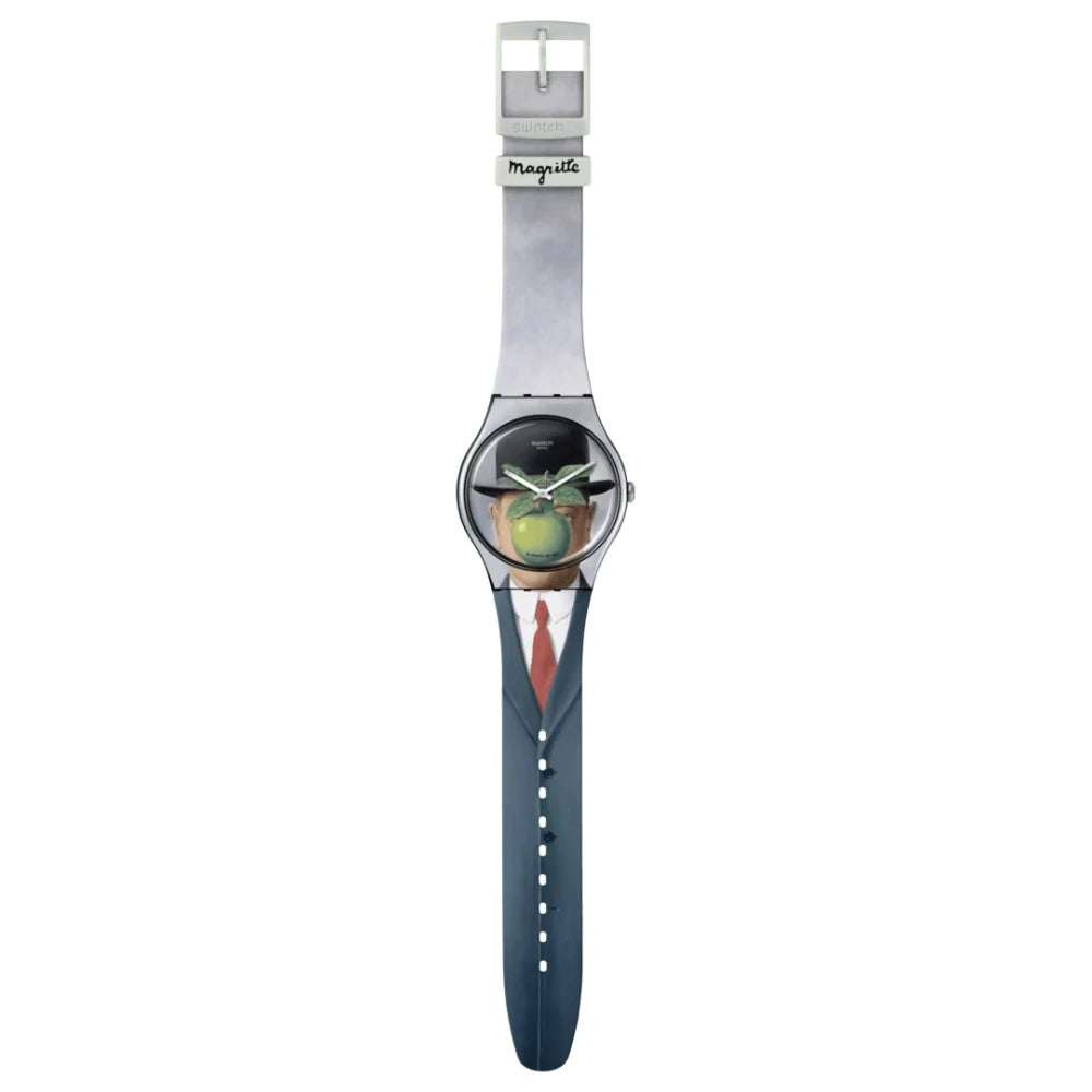 Reloj Swatch La Fils De L'Homme SUOZ350 Rene Magritte 41mm