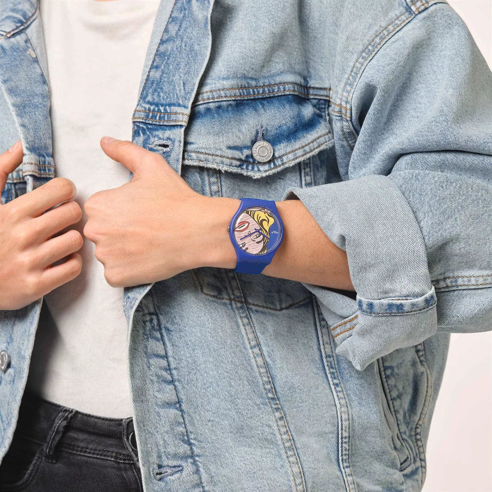 Reloj Swatch Girl by Roy Lichtenstein SUOZ352 41mm