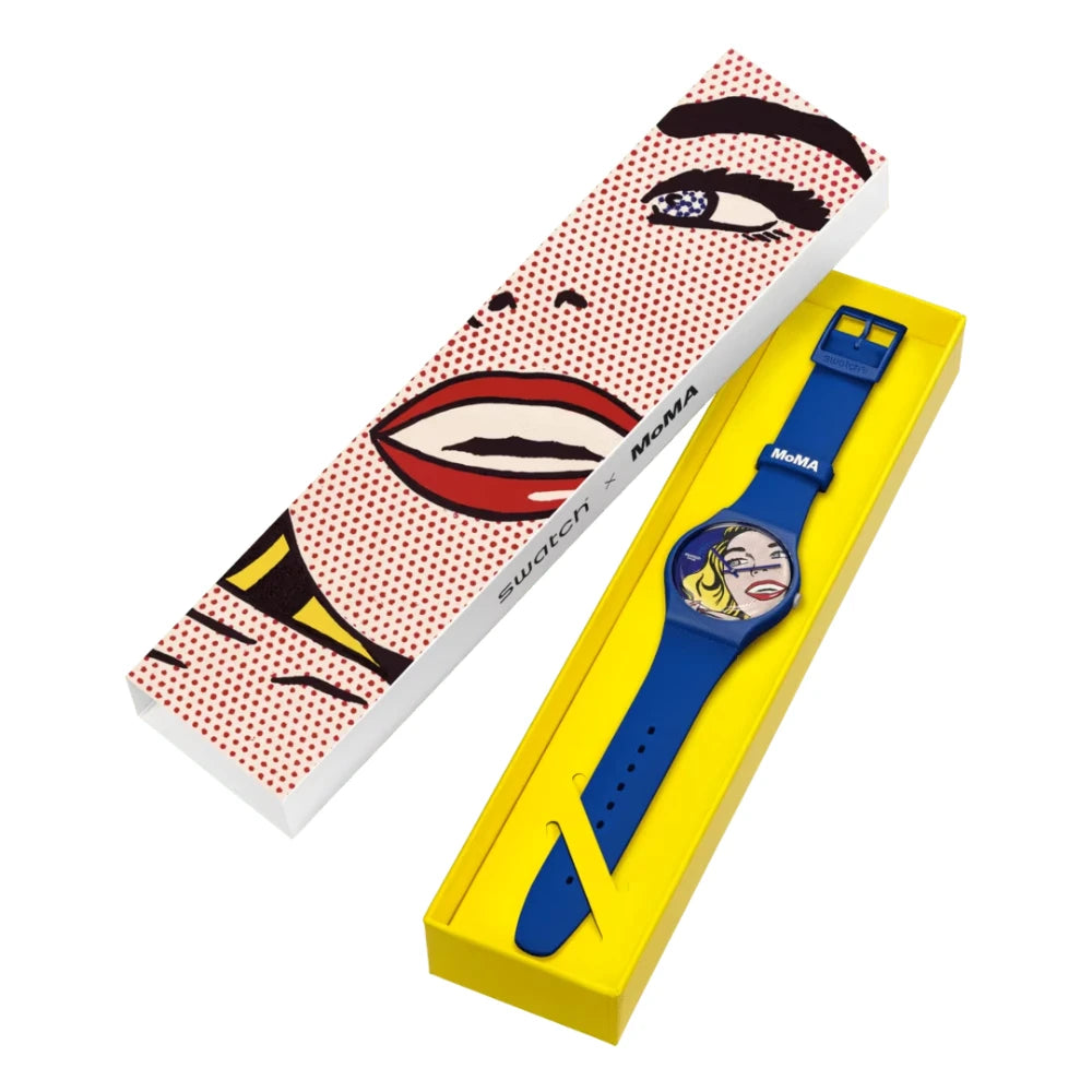 Reloj Swatch Girl by Roy Lichtenstein SUOZ352 41mm