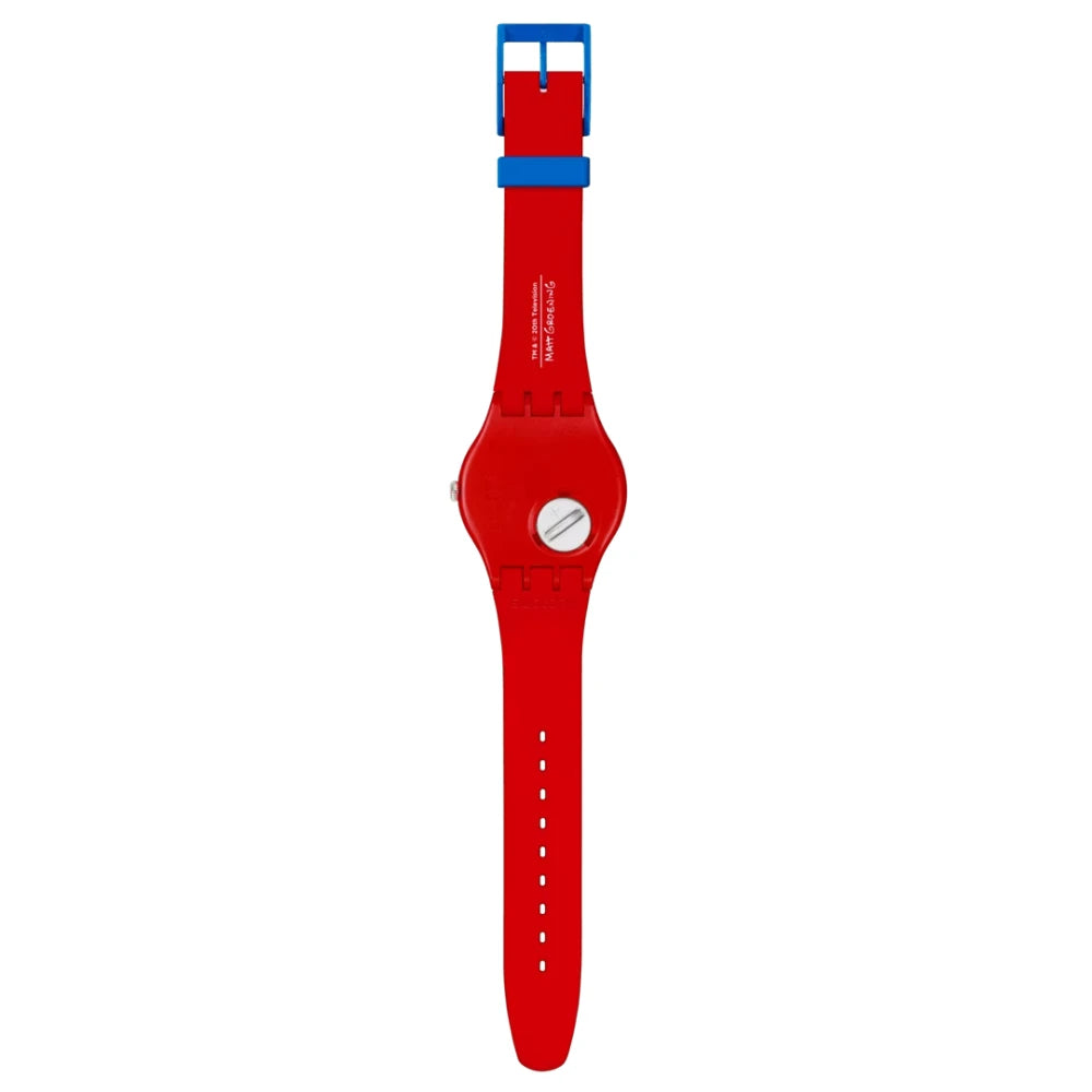 Reloj Swatch Simpsons SUOZ361 Simpsons Navidad 47mm