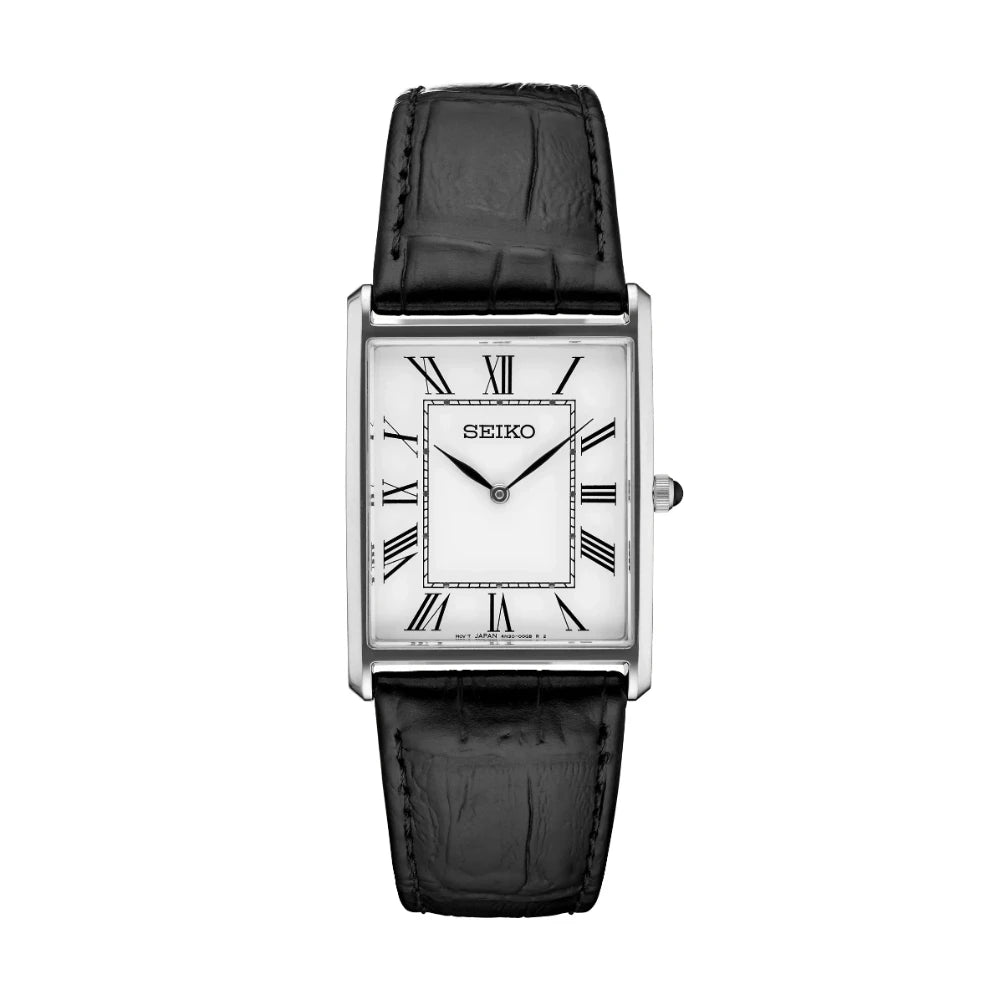 Reloj Seiko Tank Essentials SWR049 Blanco
