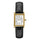 Reloj Seiko Tank Essentials SWR054 Blanco Dorado Mini