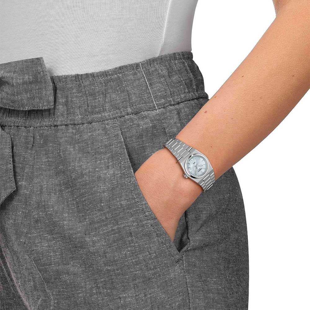 Reloj Tissot PRX T137.010.11.111.00 Quartz 25mm Perla