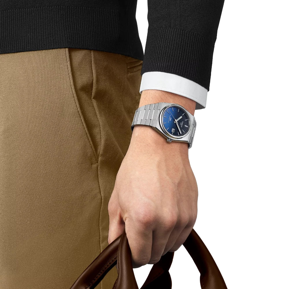 Reloj Tissot PRX T137.407.11.051.01 Powermatic 80 40mm Azul/Negro