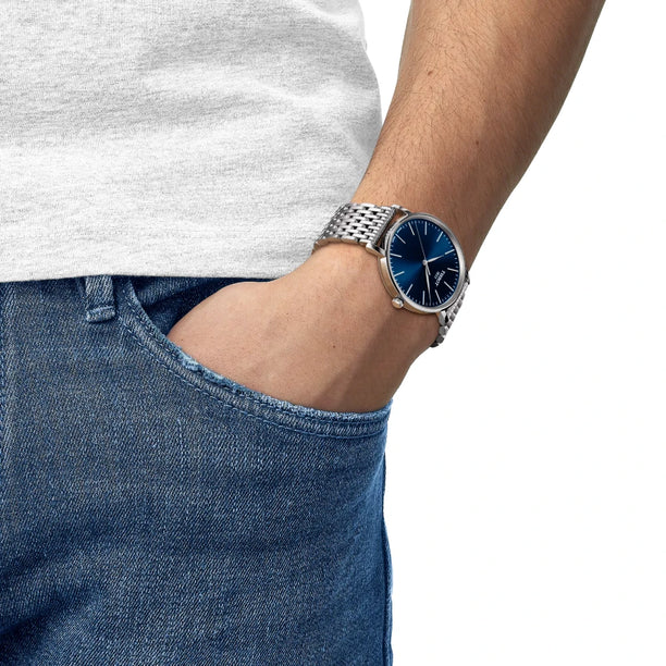 Reloj Tissot Everytime T143.410.11.041.00 Quartz 40mm Azul