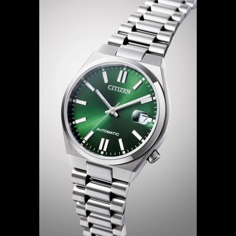 Reloj Citizen Automatic NJ0200-50X Tsuyosa Sapphire Verde 37mm