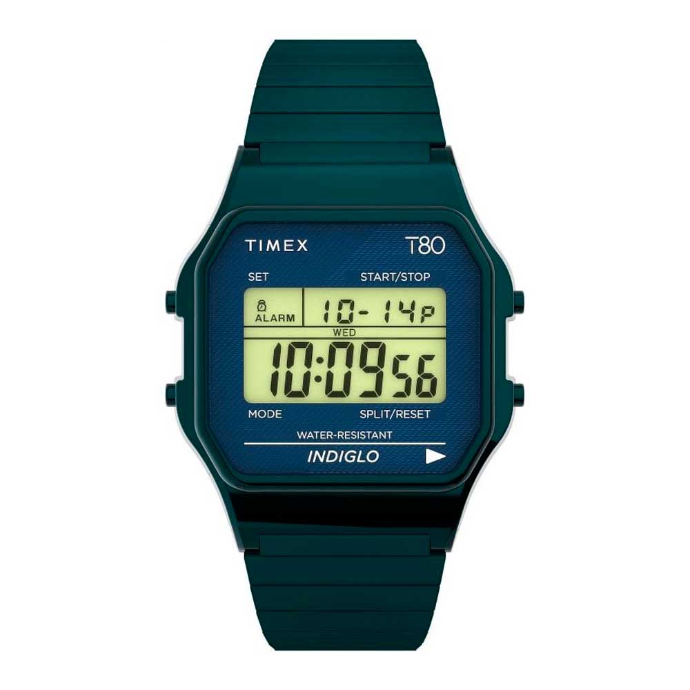 Reloj Digital Timex TW2U93800 Indiglo T80 Azul 34 mm