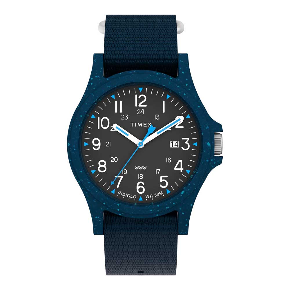 Reloj Análogo Timex Reclaim Ocean TW2V65700 Plástico Reciclado 40mm