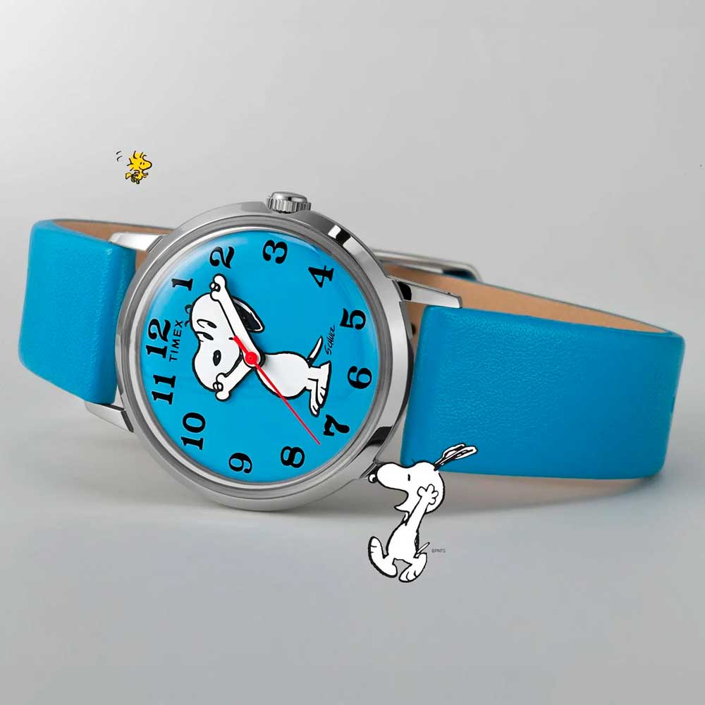 Reloj Análogo Timex x Peanuts TW2W79400 A Cuerda 34mm