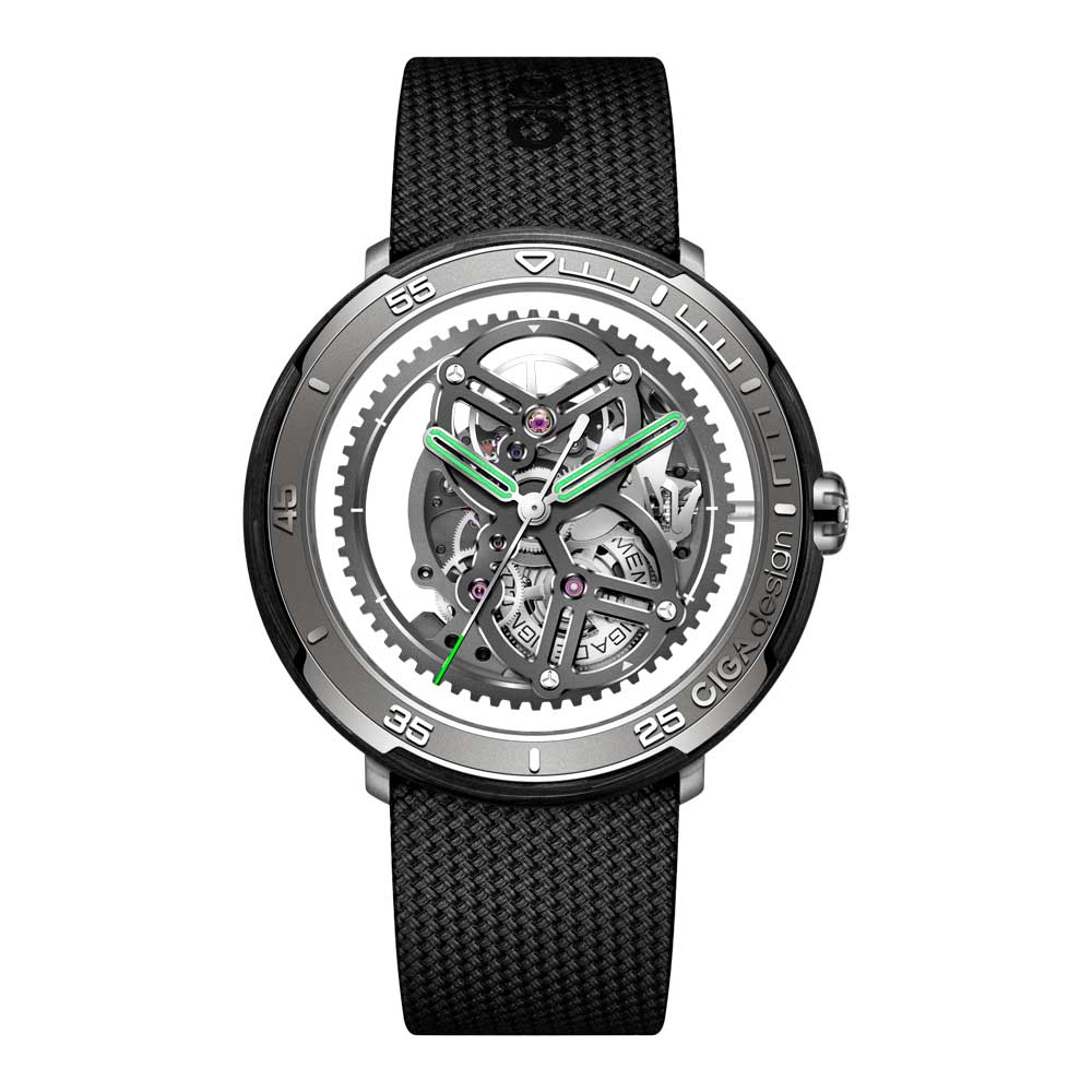Reloj Ciga Design Vector V011-TIGR-6B Titanio 44,5mm