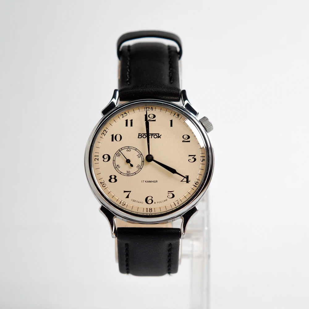 Reloj Vostok 581887 Calibre 2403 A Cuerda Made in Russia 38mm [EXCLUSIVO]