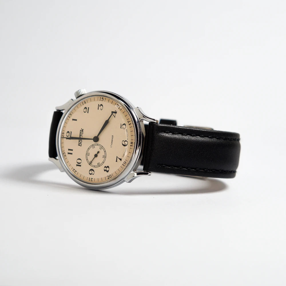 Reloj Vostok 581887 Calibre 2403 A Cuerda Made in Russia 38mm [EXCLUSIVO]