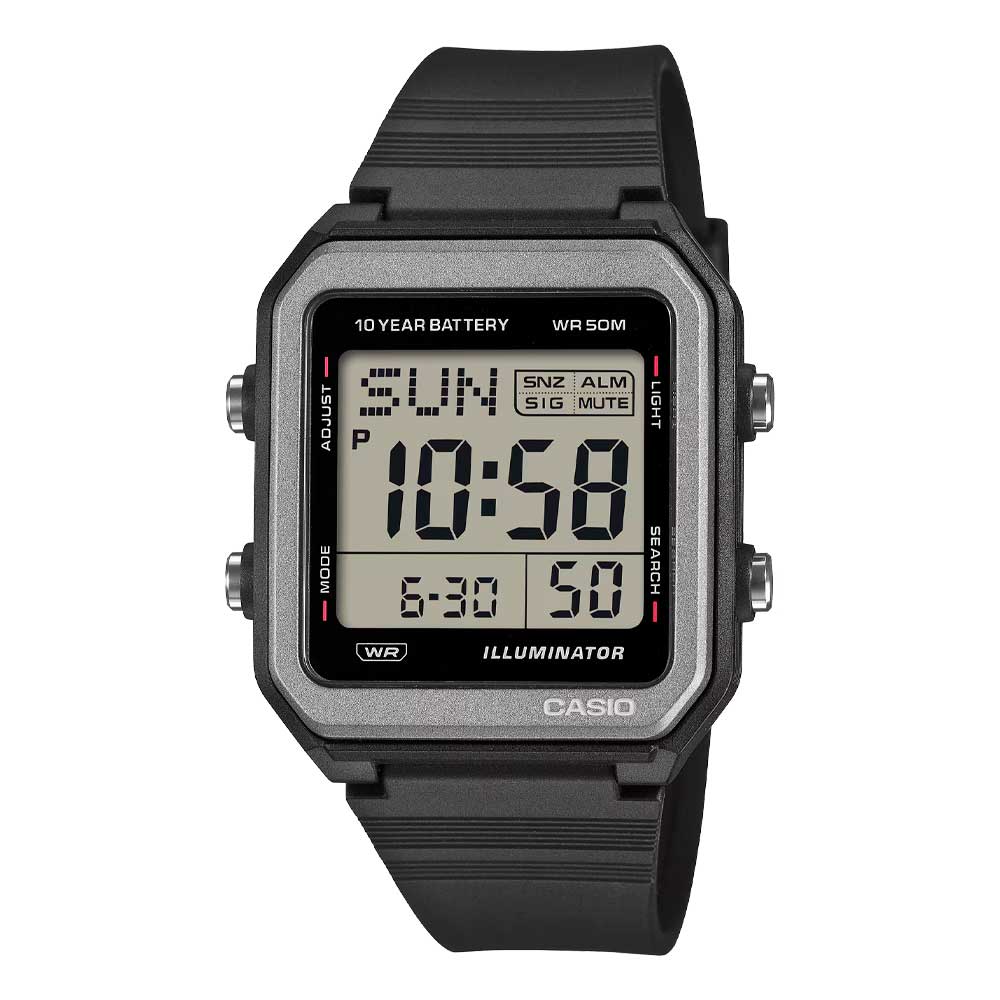 Reloj Casio Vintage W-221H-1AV Digital 10 Años de Batería