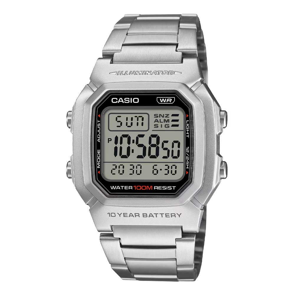 Reloj Casio Vintage W-800HD-1AV Correa Metálica – Dando La Hora
