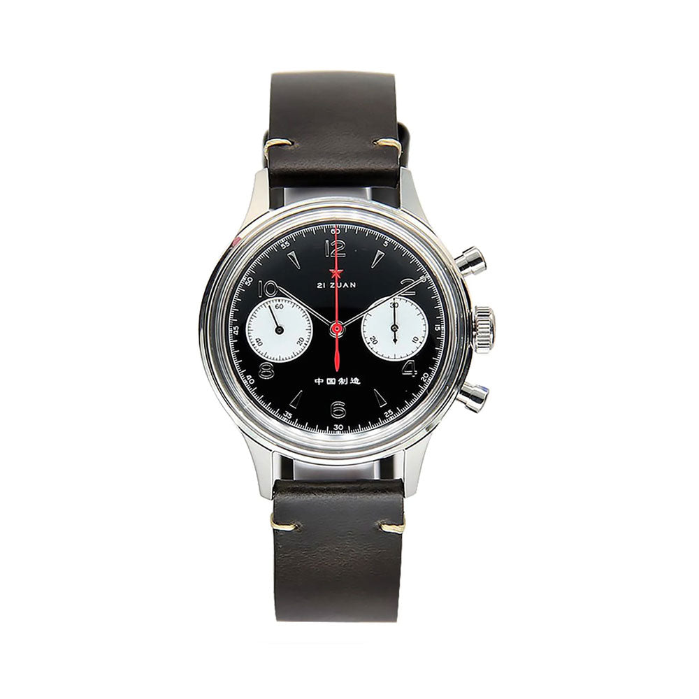 Reloj Red Star Seagull 1963 Black Panda Dial 6345G-B 38mm