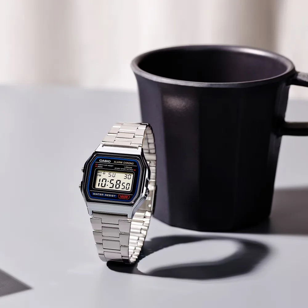 Reloj Casio Vintage A158WA-1DF Azul/Plateado