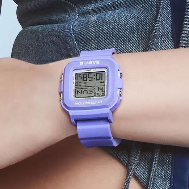 Reloj Casio Baby-G + Plus BGD-10K-6JR 10BAR con Llavero JDM