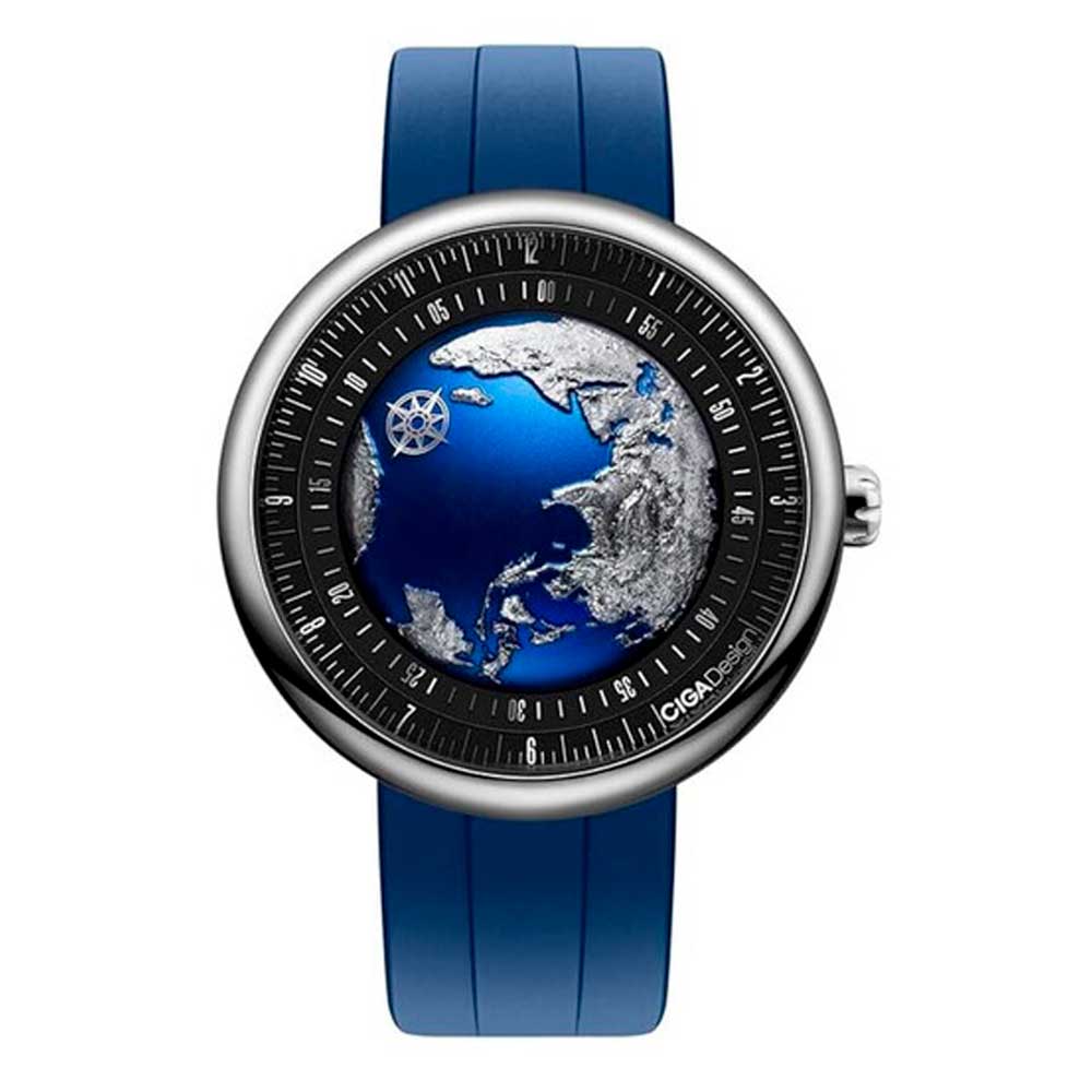 Reloj Ciga Design U038-SU01-6U Planet II Automático Índico Acero 43mm