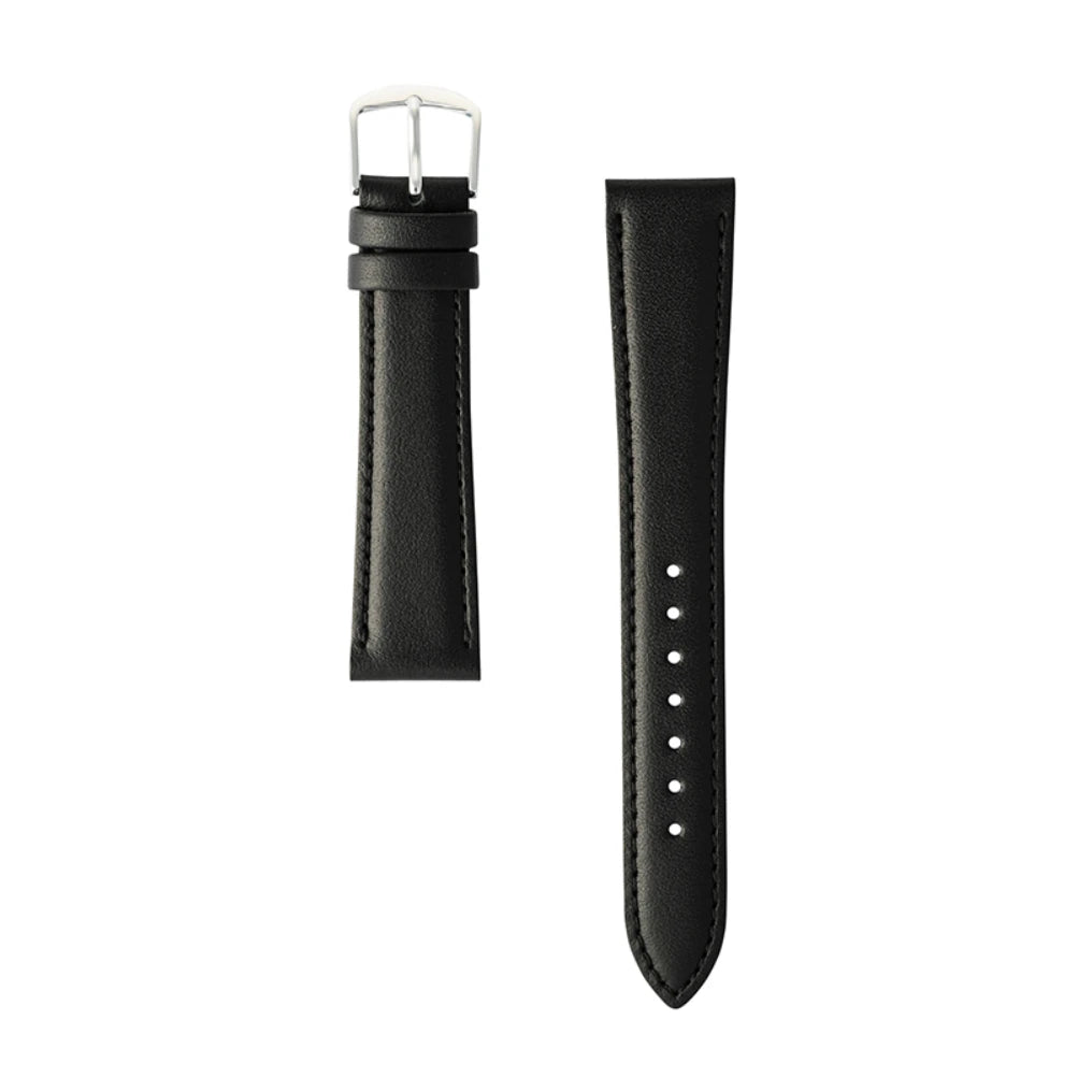 Correa de Cuero Bambi BCE007AP 18mm Negro
