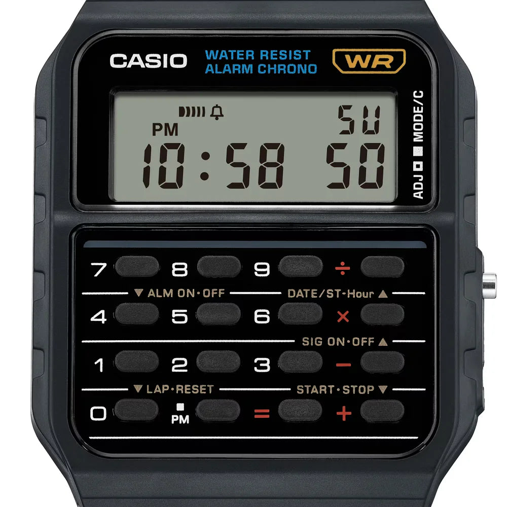 Reloj Calculadora Casio Vintage CA-53W-1Z Negro