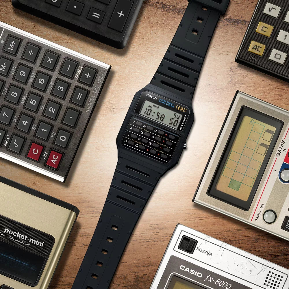 Reloj Calculadora Casio Vintage CA-53W-1Z Negro