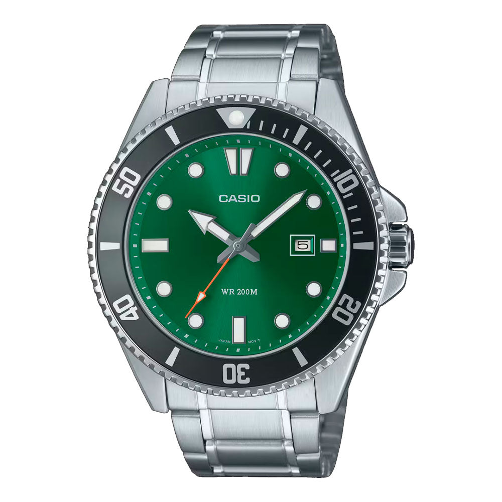Reloj Casio Submariner Marlin Duro MDV-107D-3A2V Hulk Buceo