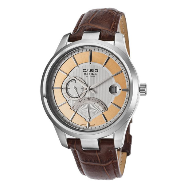 Reloj Casio Beside BEM-308L-7A Análogo Acero Inoxidable NOS