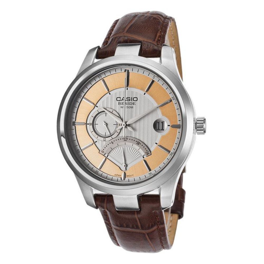 Reloj Casio Beside BEM-308L-7A Análogo Acero Inoxidable NOS