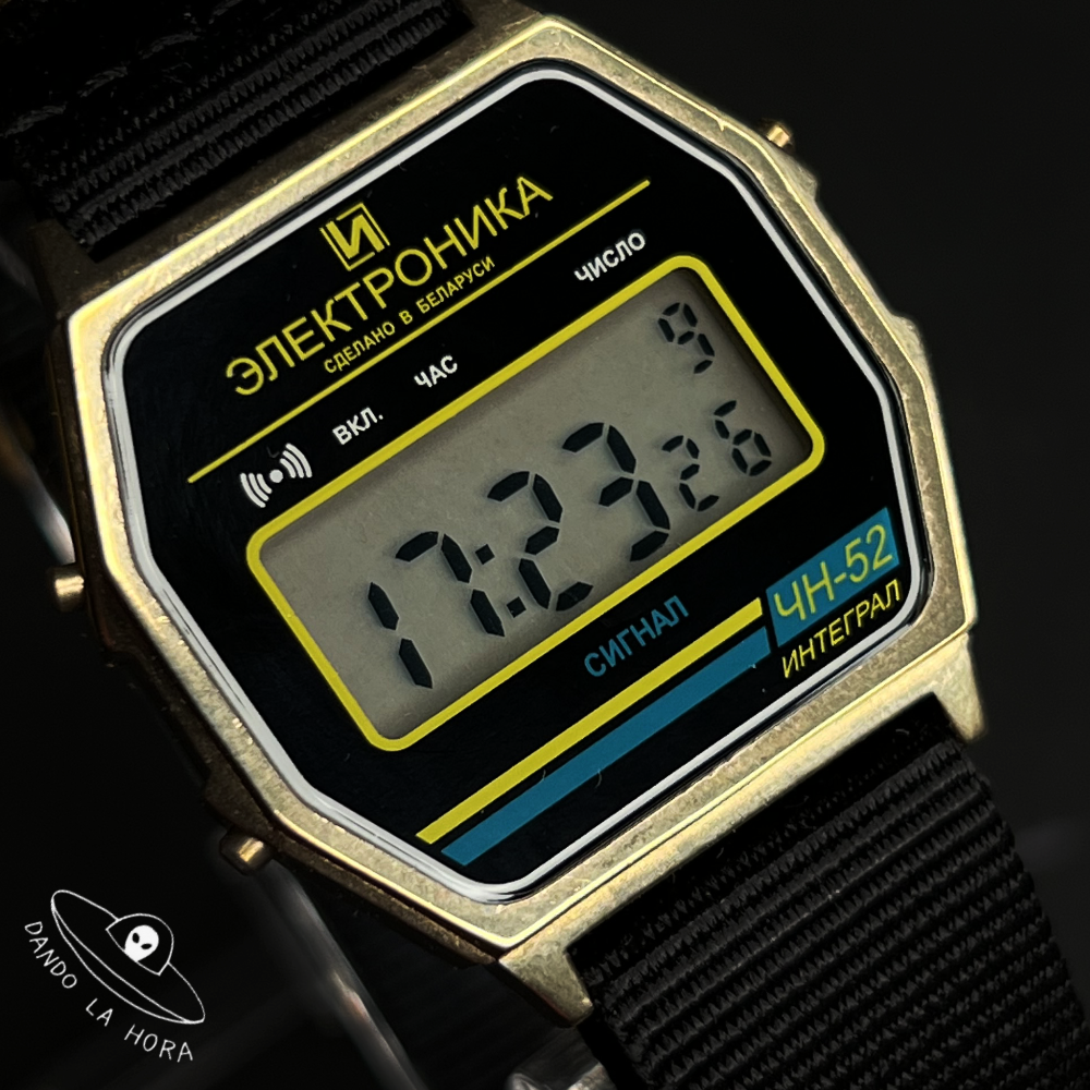 Reloj Elektronika Digital ЧН-55 / 0200300 нерж Acero Made in Belarus