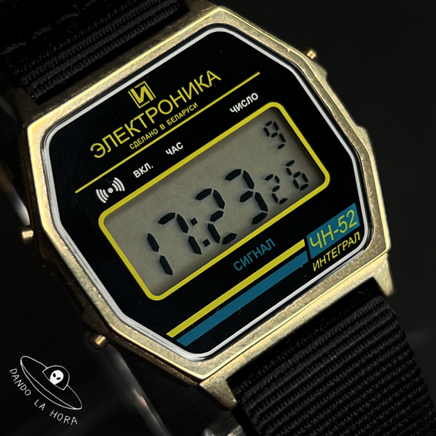 Reloj Elektronika Digital ЧН-55 / 0200300 нерж Acero Made in Belarus