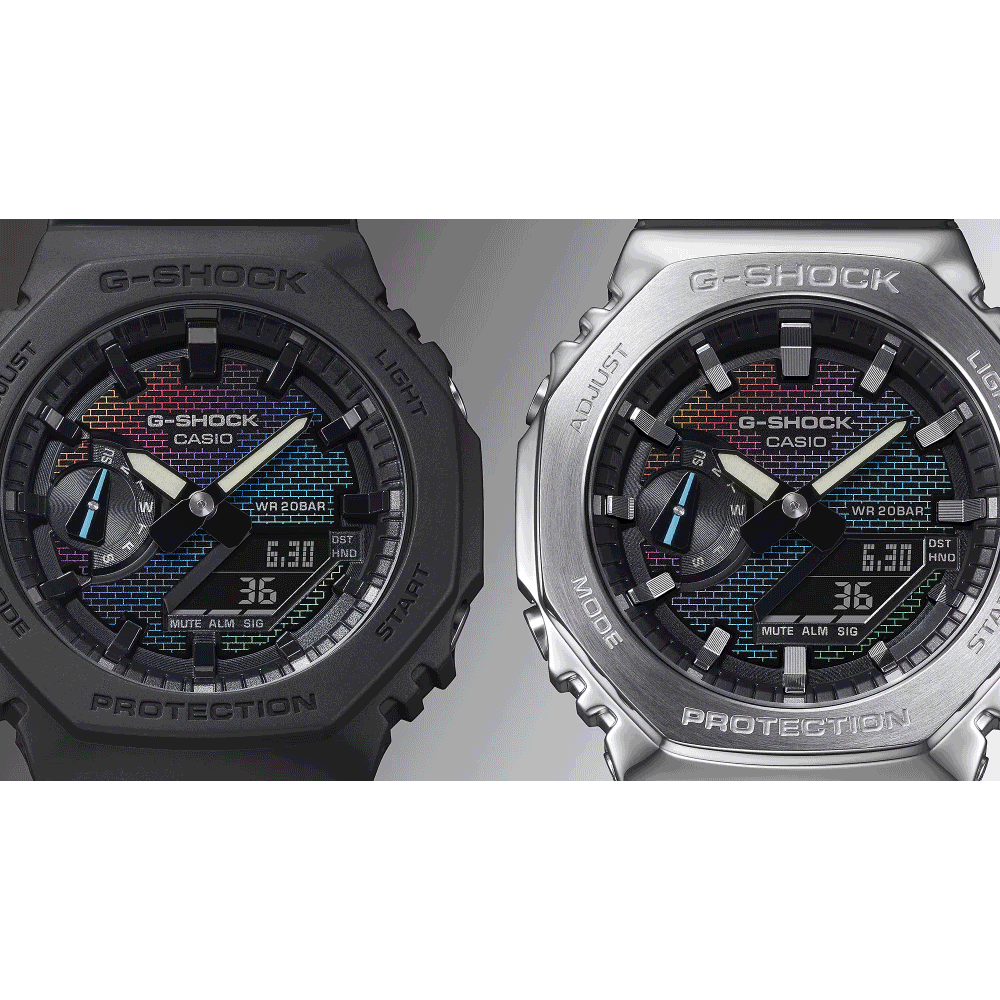 Reloj Casio G-Shock "Casioak" GA-2100RW-1A "Ladrillo" Carbon Core