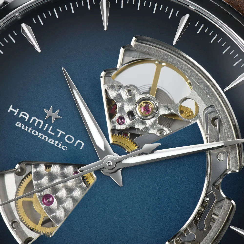 Reloj Hamilton H32675540 Jazzmaster Open Heart Automático 40mm