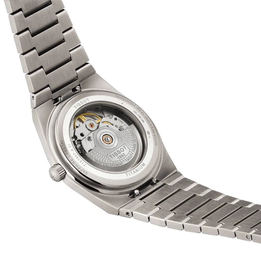 Reloj Tissot PRX T137.807.44.061.00 Powermatic 80 Titanio 38mm