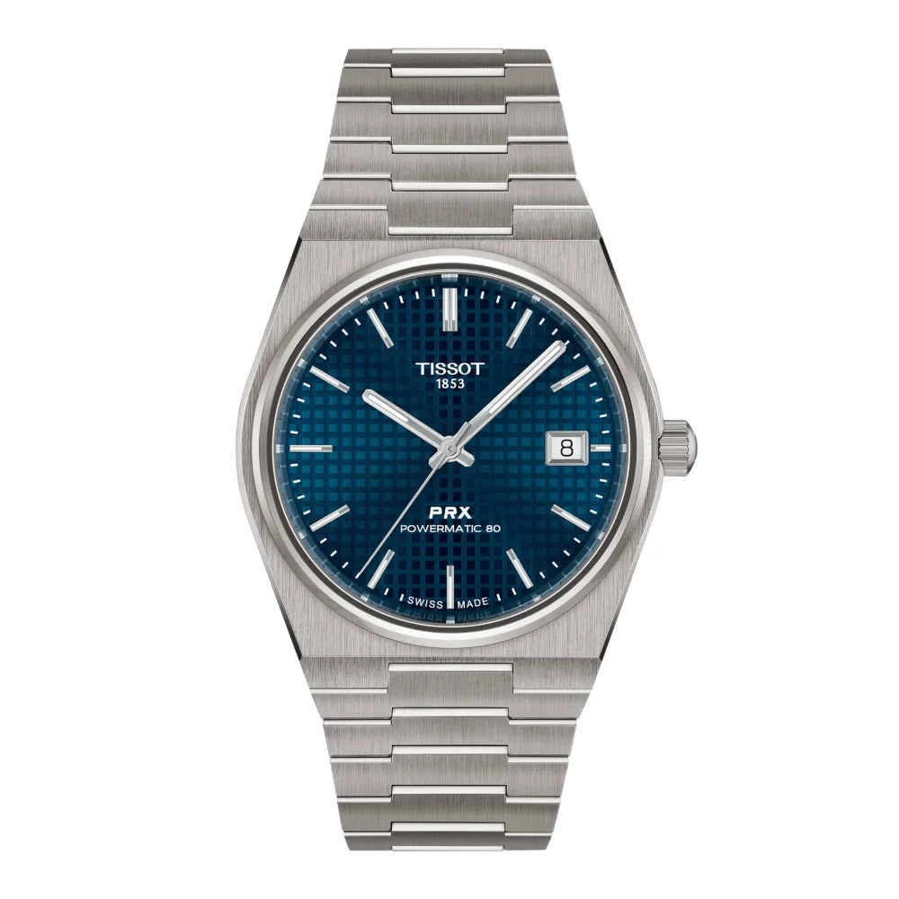 Reloj Tissot PRX T137.807.44.041.00 Powermatic 80 Titanio 38mm Azul
