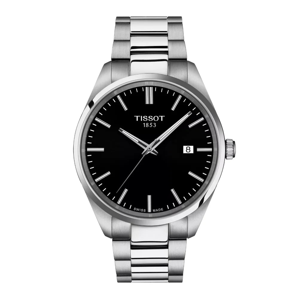 Reloj Tissot Everytime T150.410.11.051.00 PR 100 Classic Quartz 40mm Negro