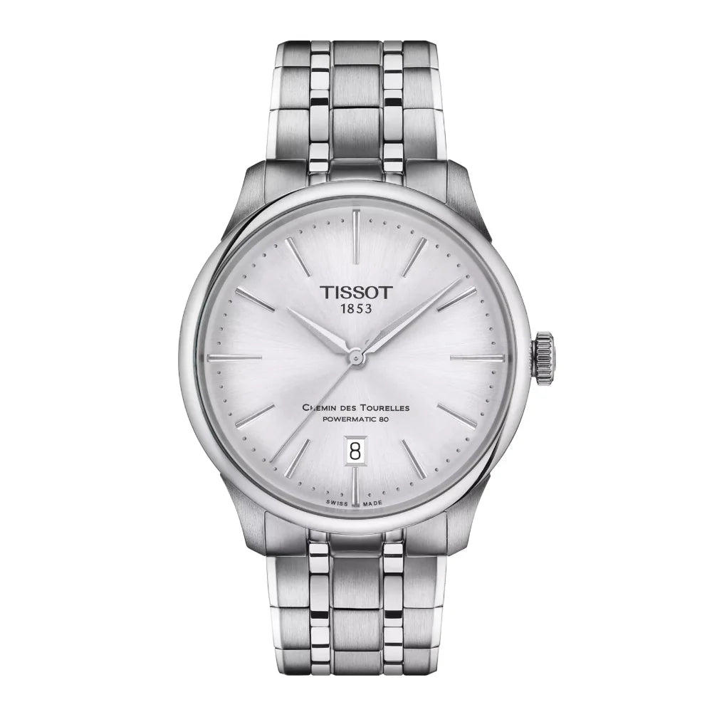 Reloj Tissot Chemin des Tourelles T139.807.11.031.00 Powermatic 80 39 mm