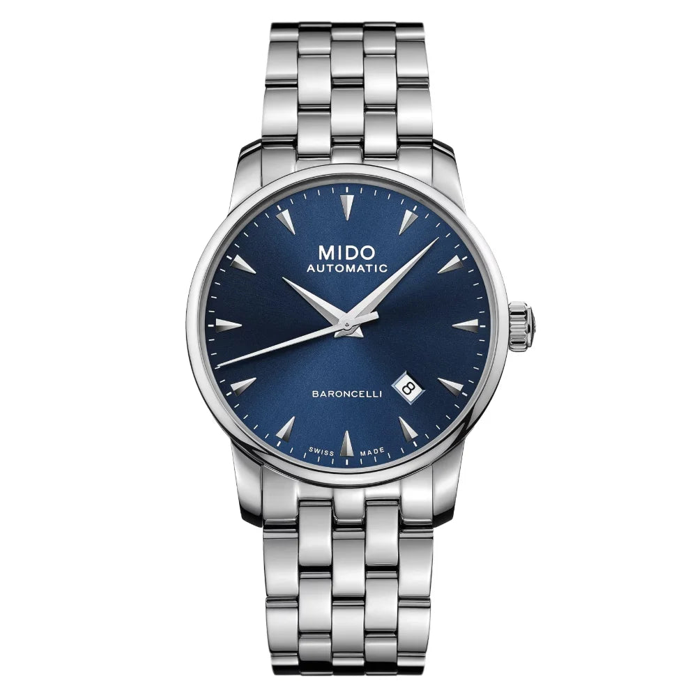Reloj Mido Automatic M86.0.041.51  Baroncelli Midnight Blue Gent Swiss Made 38mm
