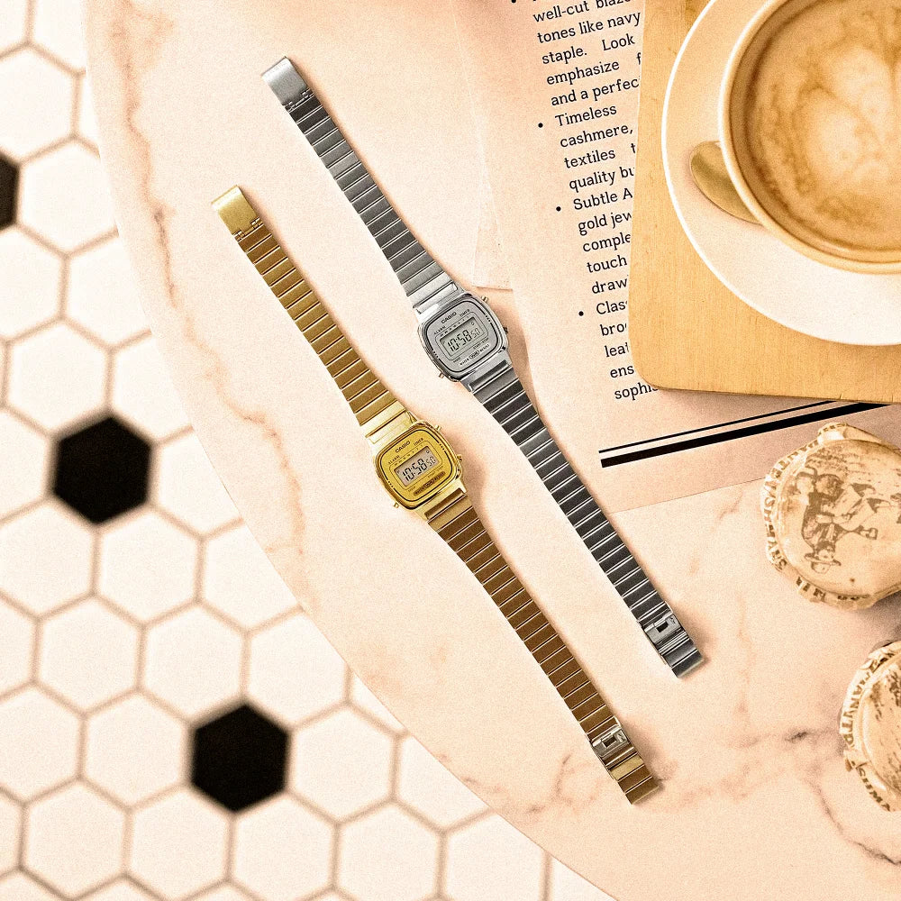 Reloj Casio Vintage LA670WA-7 Plateado