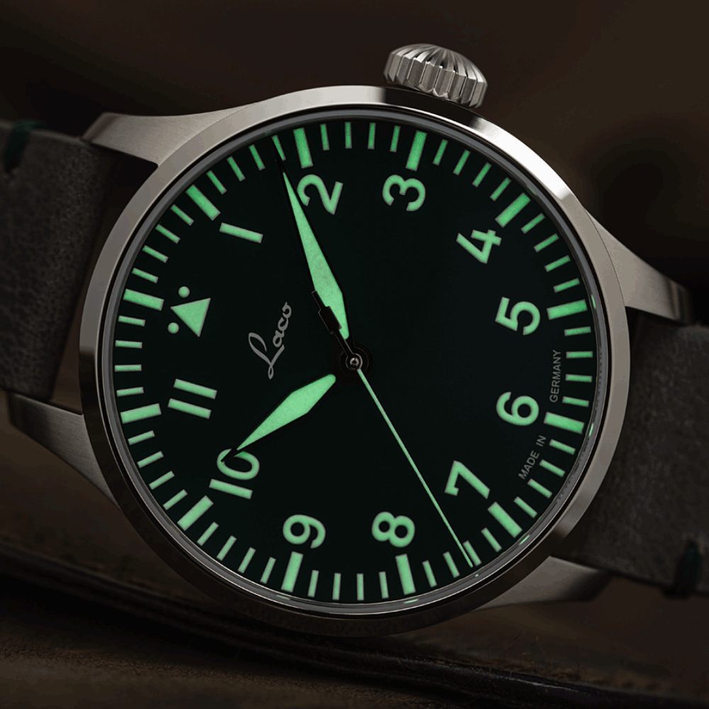 Reloj Laco 862178 Aachen Grün 42mm Automático