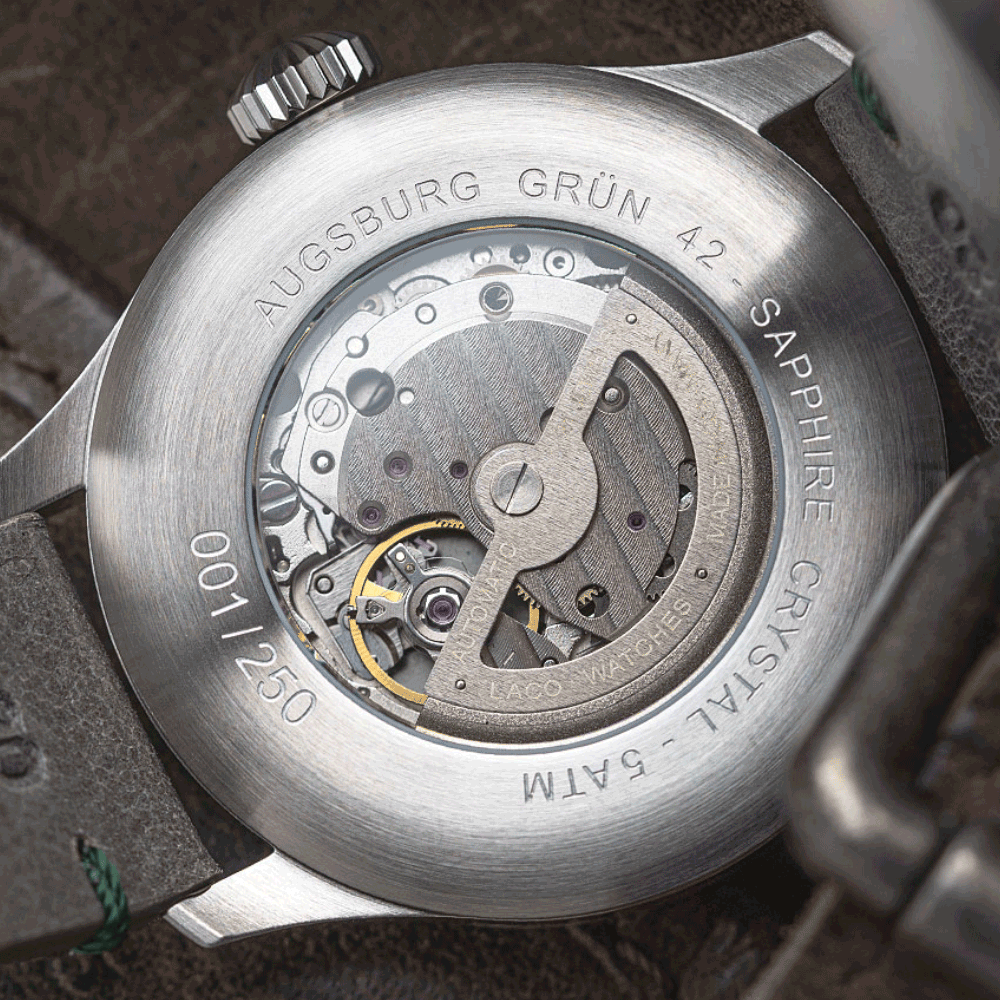 Reloj Laco 862178 Aachen Grün 42mm Automático