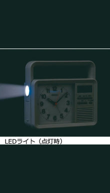 Reloj Seiko Clocks KR885N Para Terremotos y Emergencias Multifunción JDM