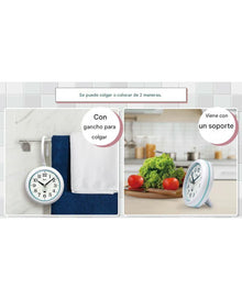 Reloj Pyxis by Seiko Clocks NA613W De Cocina JDM