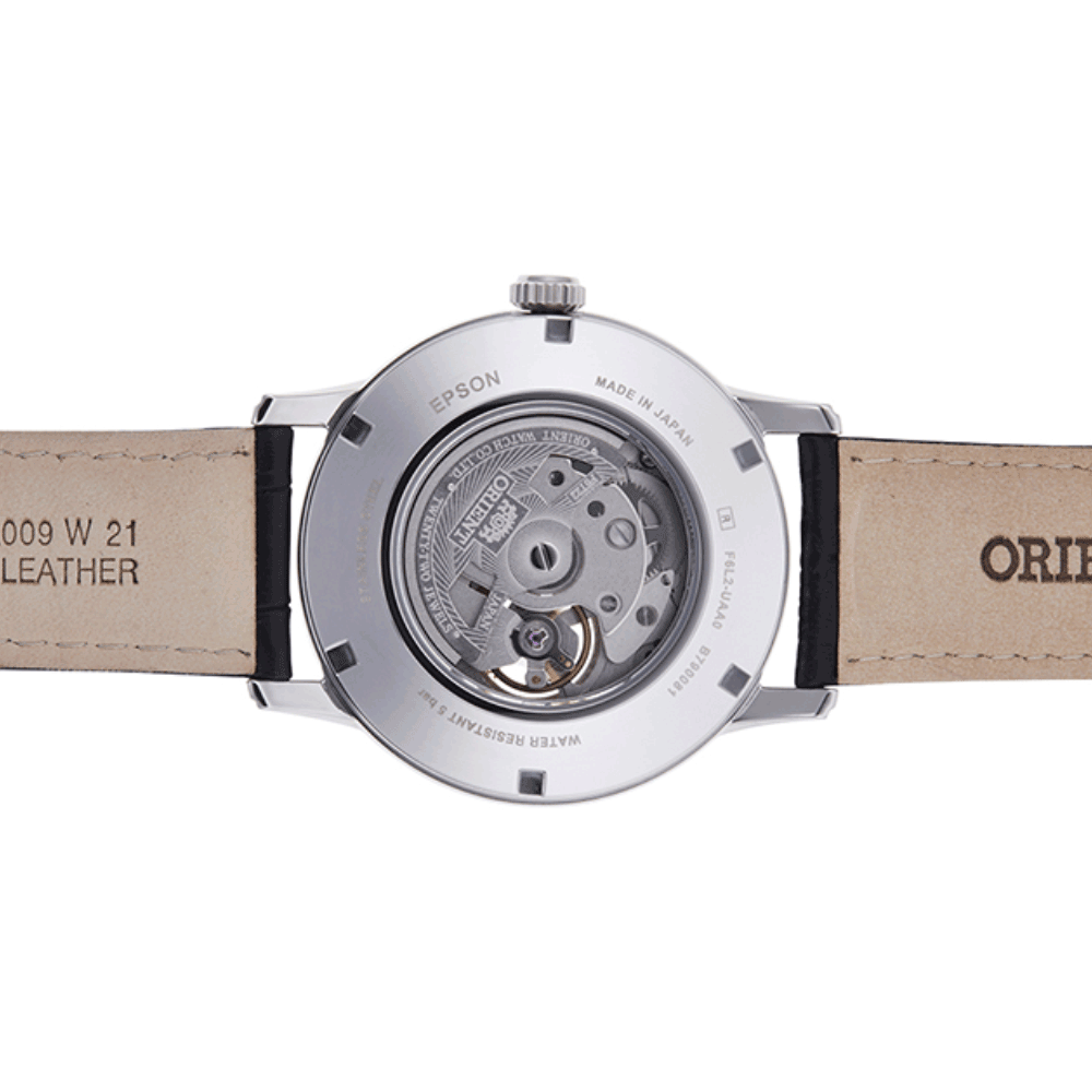 Reloj Orient Automatic RA-AS0011S30B Open Heart Cuero 42 mm