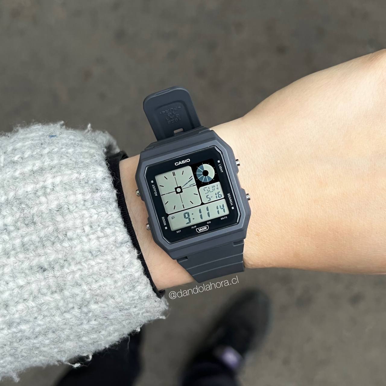 Reloj Casio Vintage LF-20W-8A2DF Twin-Graph Reissue Resina - Dando