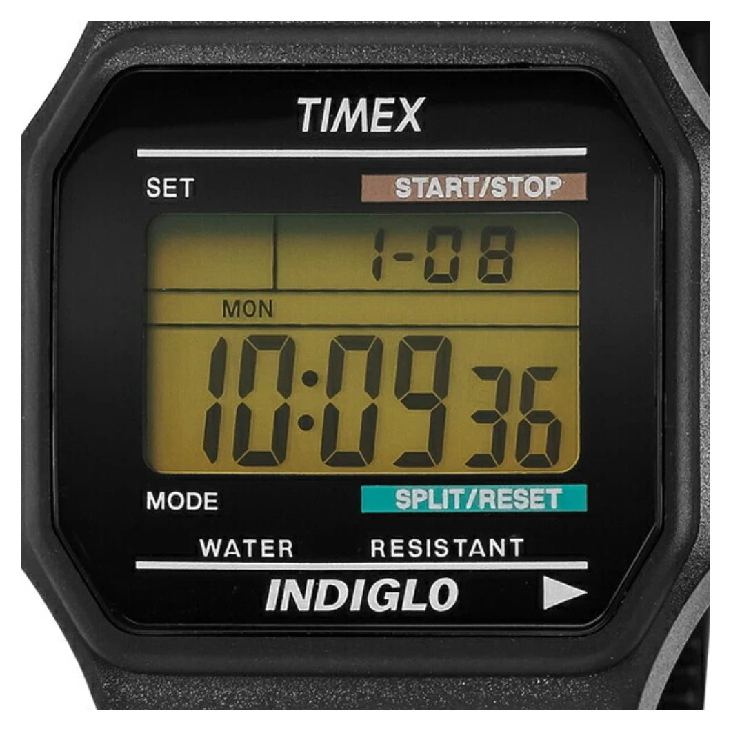 Reloj Digital Timex TW2U84000 Indiglo Negro 34 mm