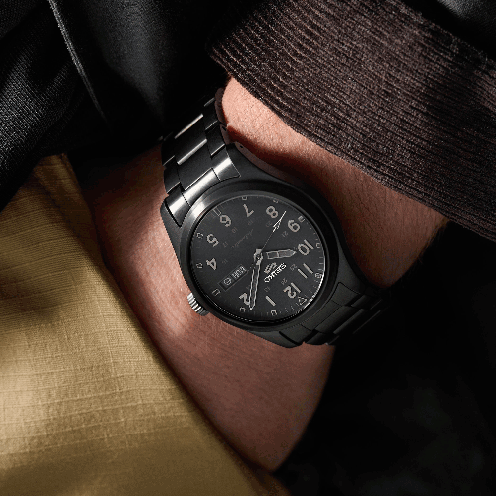 Reloj Seiko 5 Análogo Automático SRPJ09 Made in Japan 39,4mm